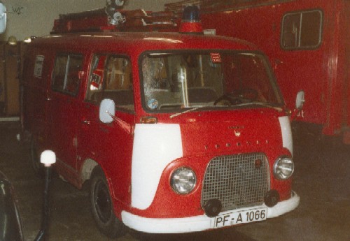 Tragkraftspritzenfahrzeug TSF (ausgemustert 1984)